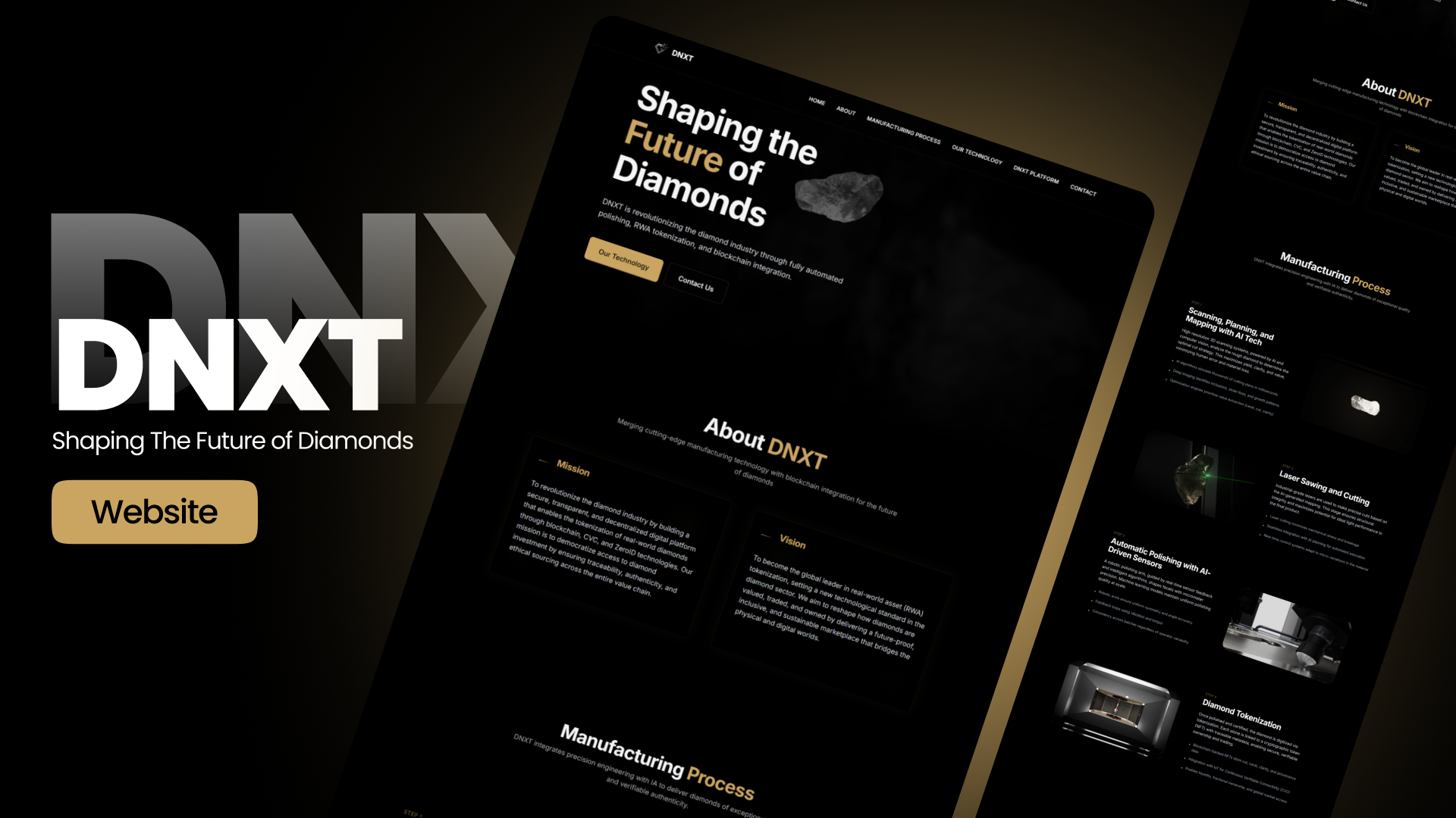 DNXT diamond tokenization and automation platform